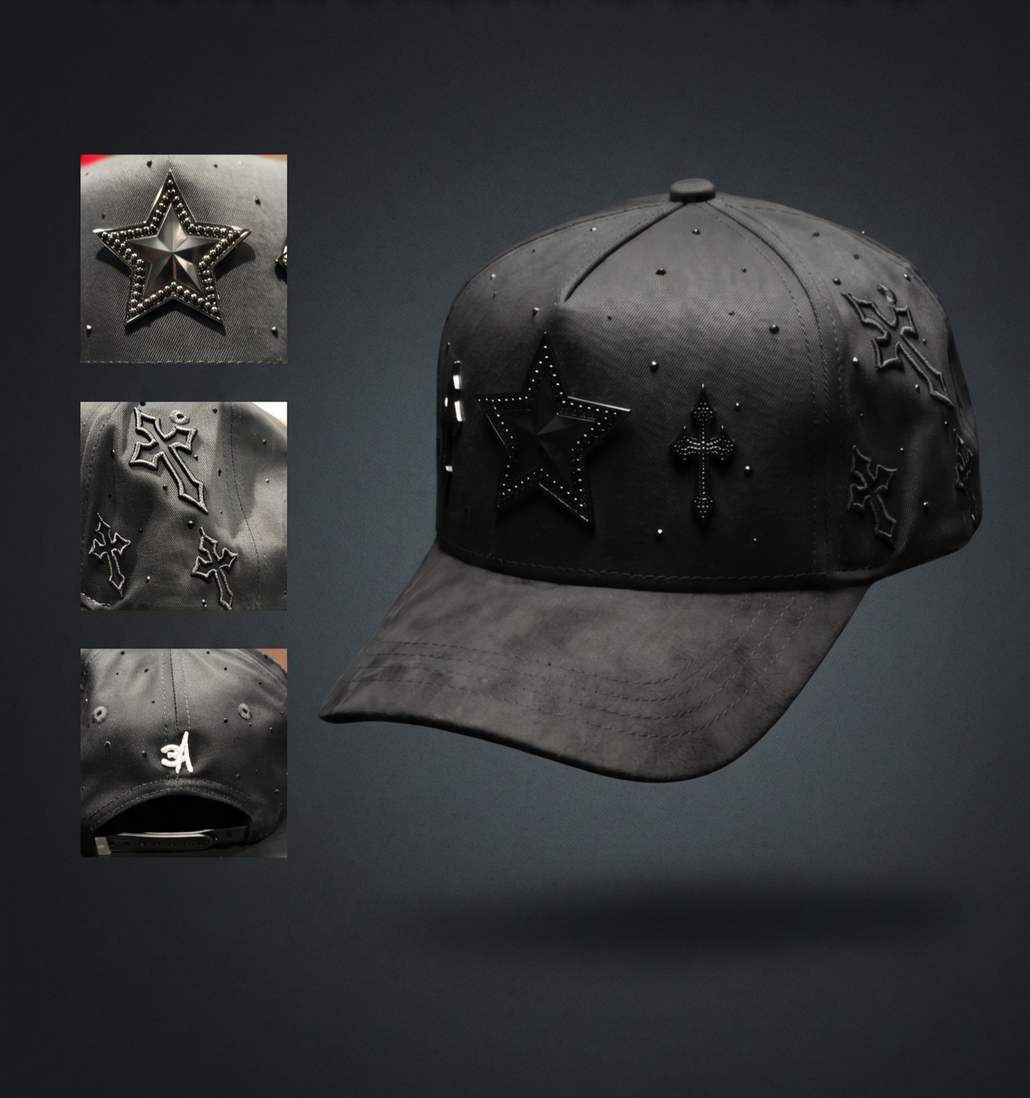 Exclusive Black star cap -3Aces
